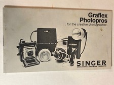 Vintage Singer Graflex Photopros Brochure BR13