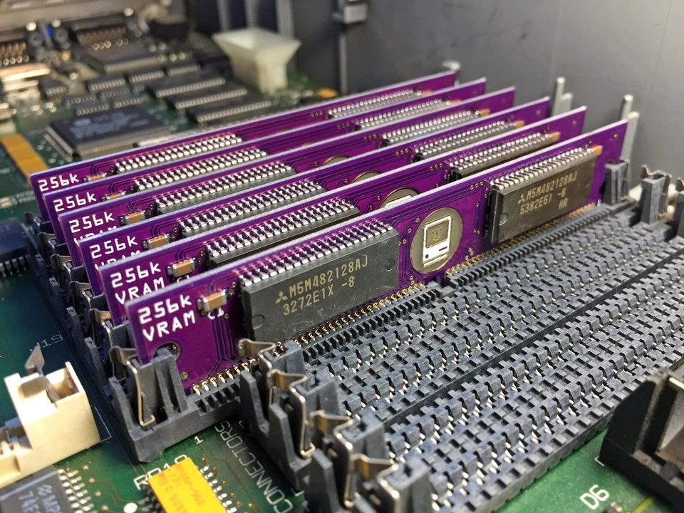 1pcs PurpleRAM new 68pin SIMM 256k 80/70ns VRAM memory Apple Macintosh computers - Image 4 of 4