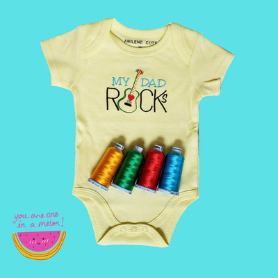 embroidered baby romper