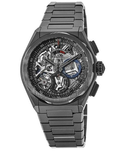 New Zenith Defy El Primero 21 Black Ceramic Men's Watch  49.9000.9004/78.M9000 | eBay