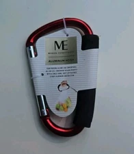 Modern E JUMBO 6" Aluminum D-Ring Snap Hook Cushion Grip -Grocery Carrier NEW -3