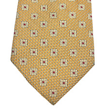 JOS. A. BANK Tie Silk Necktie Premier Collection Gold 58" x 3.75" MADE IN USA