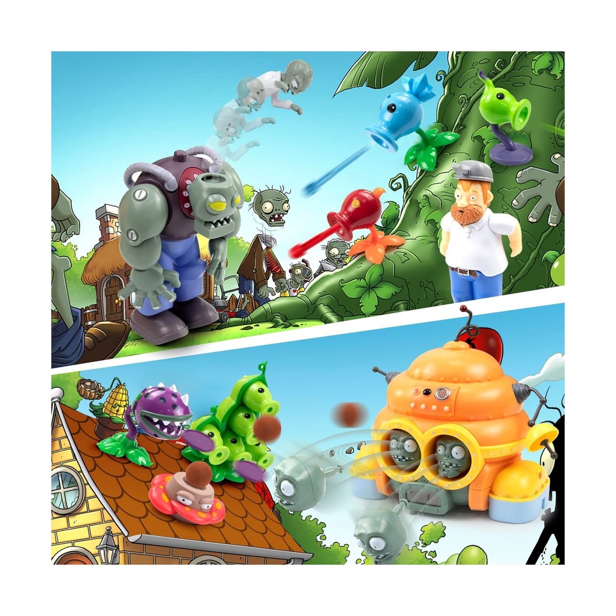 Maikerry Plants and Zombies vs Toys 21pcs PVZ Action Figures Set