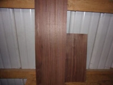 2 PC WALNUT LUMBER WOOD KILN DRIED BOARDS END MATCH 2644V 1/2" THICK FLAT CLEAR