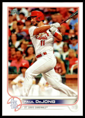 2022 TOPPS #441 PAUL DEJONG ST. LOUIS CARDINALS