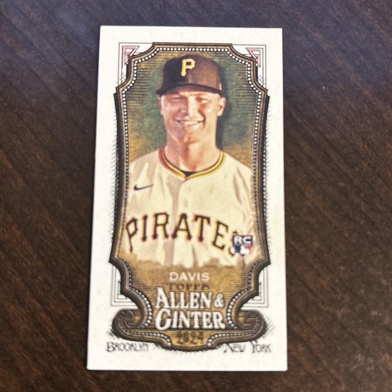 2024 Topps Allen & Ginter - Henry Davis - #4  Mini Parallel RC Pittsburgh