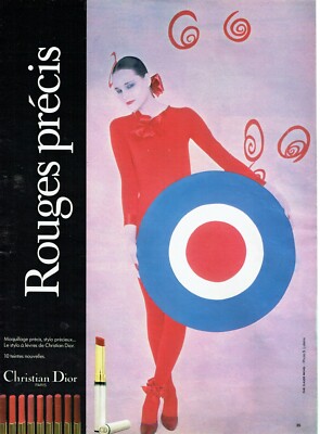 Werbung Advertising 119 1980 Dior Make-up Lippenstift Precis Serge Lutens