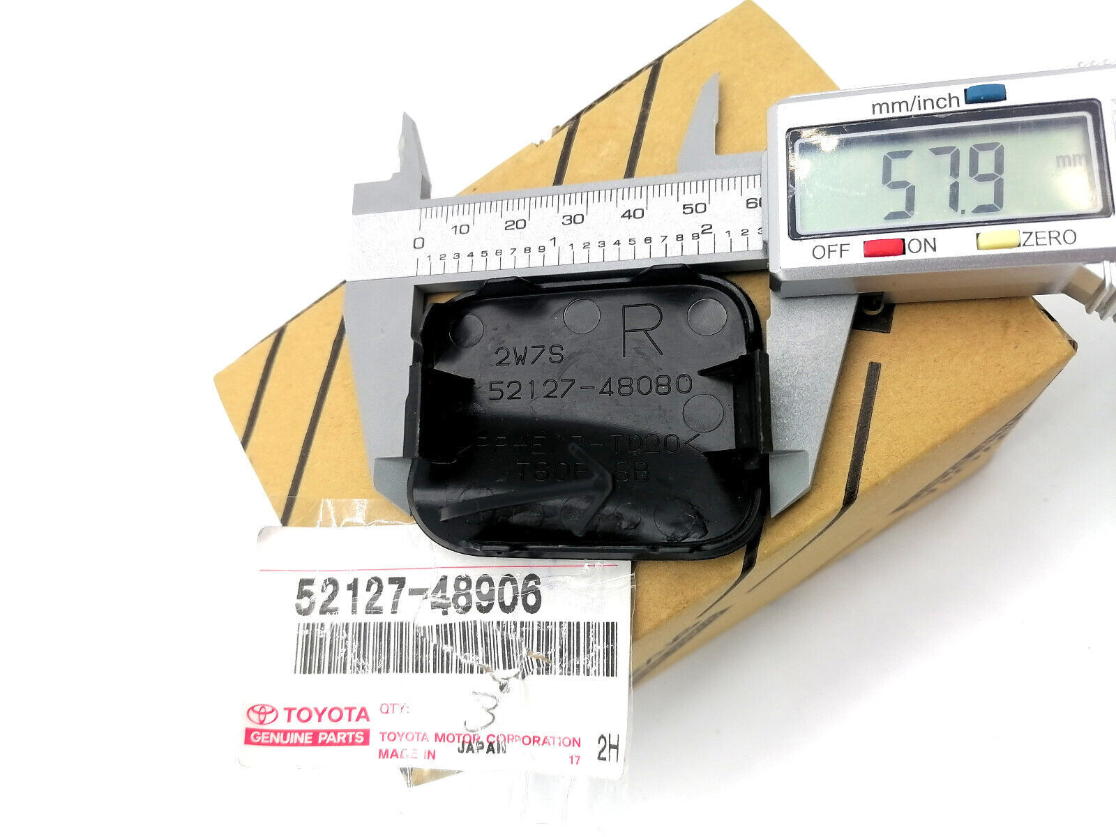 5212748906 Genuine for Toyota HIGHLANDER 07-10 COVER FRONT BUMPER 