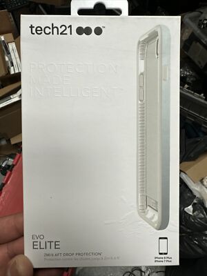 Tech-21 Evo Elite iPhone 7 Plus & 8 Plus Shock Proof Case / Cover - Silber