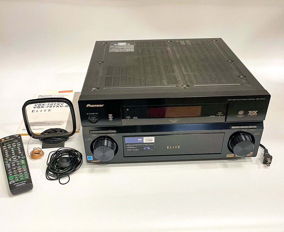Pioneer Elite VSX-72TXV Audio / Video Multi-Channel Receiver