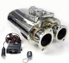 3" 76mm Klappenauspuff Klappen-Schalldämpfer mit integrierter Auspuffklappe