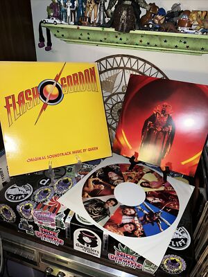 QUEEN  VINYL LP- ''FLASH GORDON ORIGINAL SOUNDTRACK'' 1980 ELEKTRA 5E-518 Tested