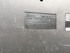 Sony MSX2 HB-F1 HITBIT Home Computer Color Black  Joystick 1 Piece Set Used