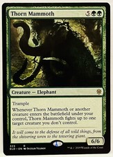 MTG-Thorn Mammoth-#323-Throne of Eldraine (ELD)-Regular-NM