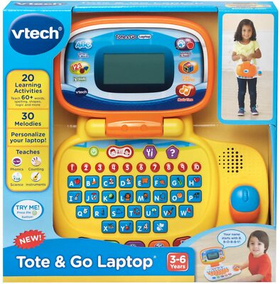 VTECH Laptop Learning Toy Baby Educational Kids Game Develop Skill Toddler Pink