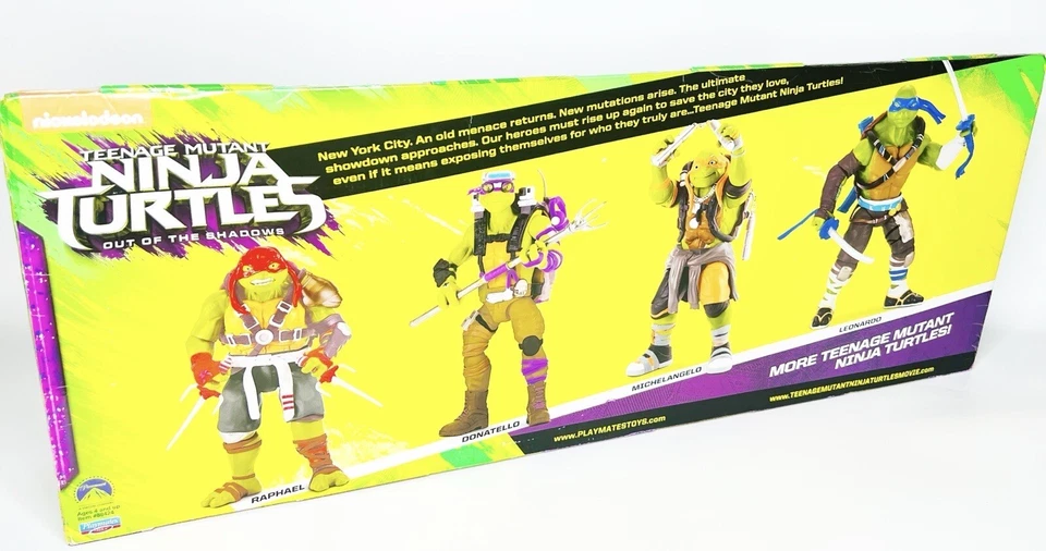 Teenage Mutant Ninja Turtles Action Figures Lot TMNT RARE Exclusive 4 Pack Set - Image 2 of 4