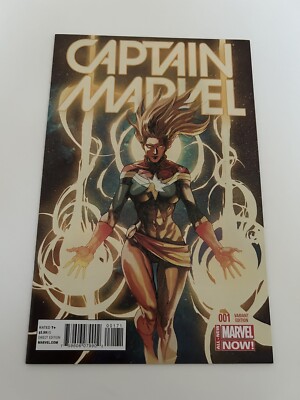 Captain Marvel #1 Yu Variant Cover Marvel Comics Carol Danvers 2014