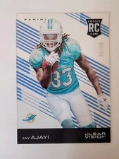 2015 Panini Clear Vision - Rookie Blue Ball in Right Hand #115 Jay Ajayi /99