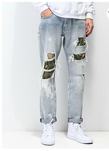 Levi's Hombre Bicicleta Azul claro con aspecto envejecido Jean Camo Talla  29/30 | eBay