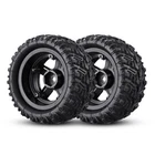 2Pcs/Set Remo P6973 Rubber RC Car Tires Suitable for 1/16 Wltoys HBX RC Models