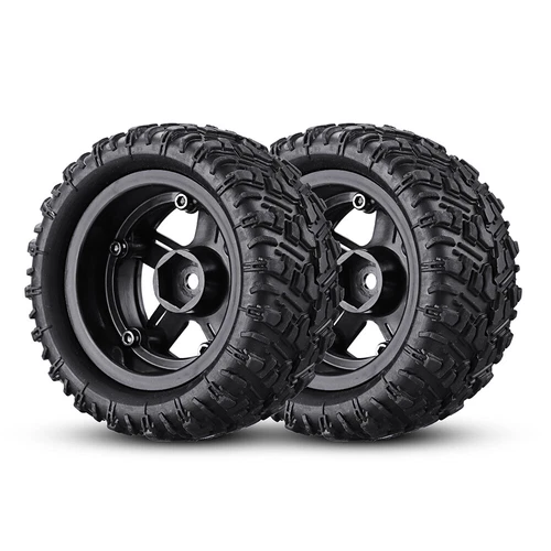 2Pcs/Set Remo P6973 Rubber RC Car Tires Suitable for 1/16 Wltoys HBX RC Models