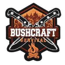 Aufnäher Aufbügler Patch Bushcraft Survival...
