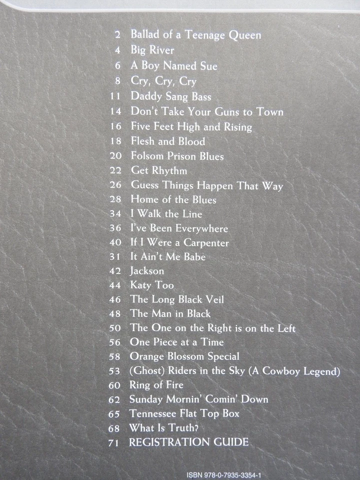 Johnny Cash - EZ Play Today 55 for Organs Pianos & electronic keyboards 3rd Edit - Image 3 of 4