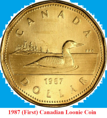 1987 Canada One Dollar Coin. (UNC. Canadian Loonie 1 $) | eBay