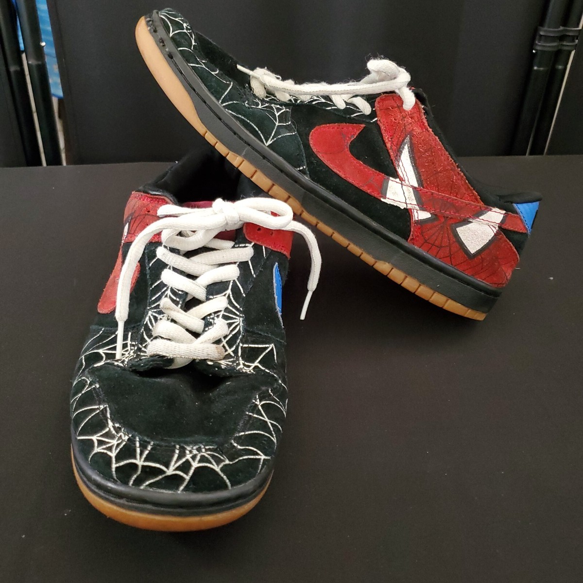 spider man nike dunks