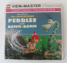 VIEW MASTER FLINTSTONES PEBBLES  Bamm-Bamm dated 1964 COMPLETE