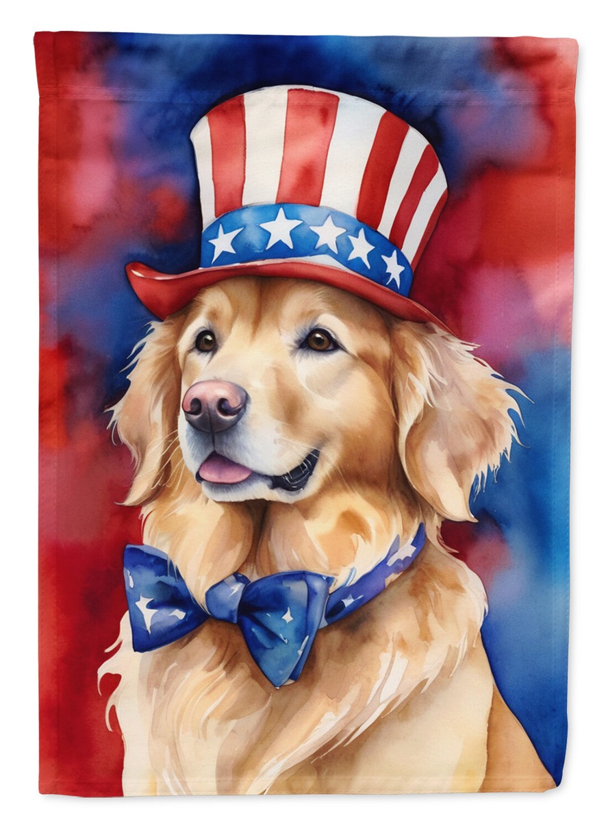 3dRose Gartenflagge Golden Retriever – 30,5 X 45,7 Cm, Polyester | Halbtransparent, Einseitig Bedruckt