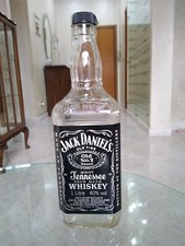 Bottiglia VUOTA Jack Daniel's Tennessee Whisky Whiskey 1 litro 40%