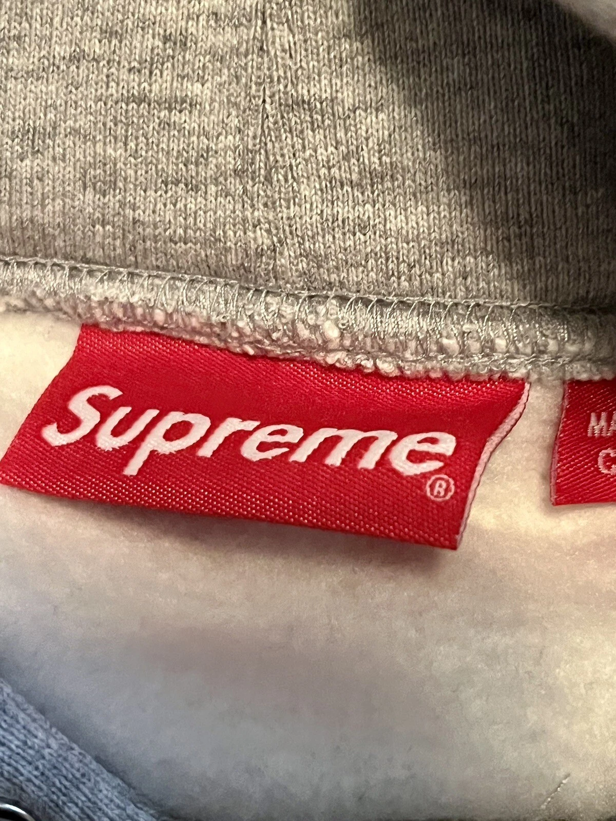 Felpa con cappuccio Supreme Strass Ombra Grigia FW22