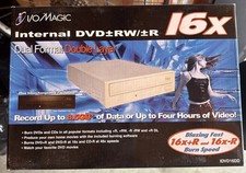 I/O Magic Internal DVD+-RW/R Dual Format Double Layer Burner IDVD16DD 2005 New