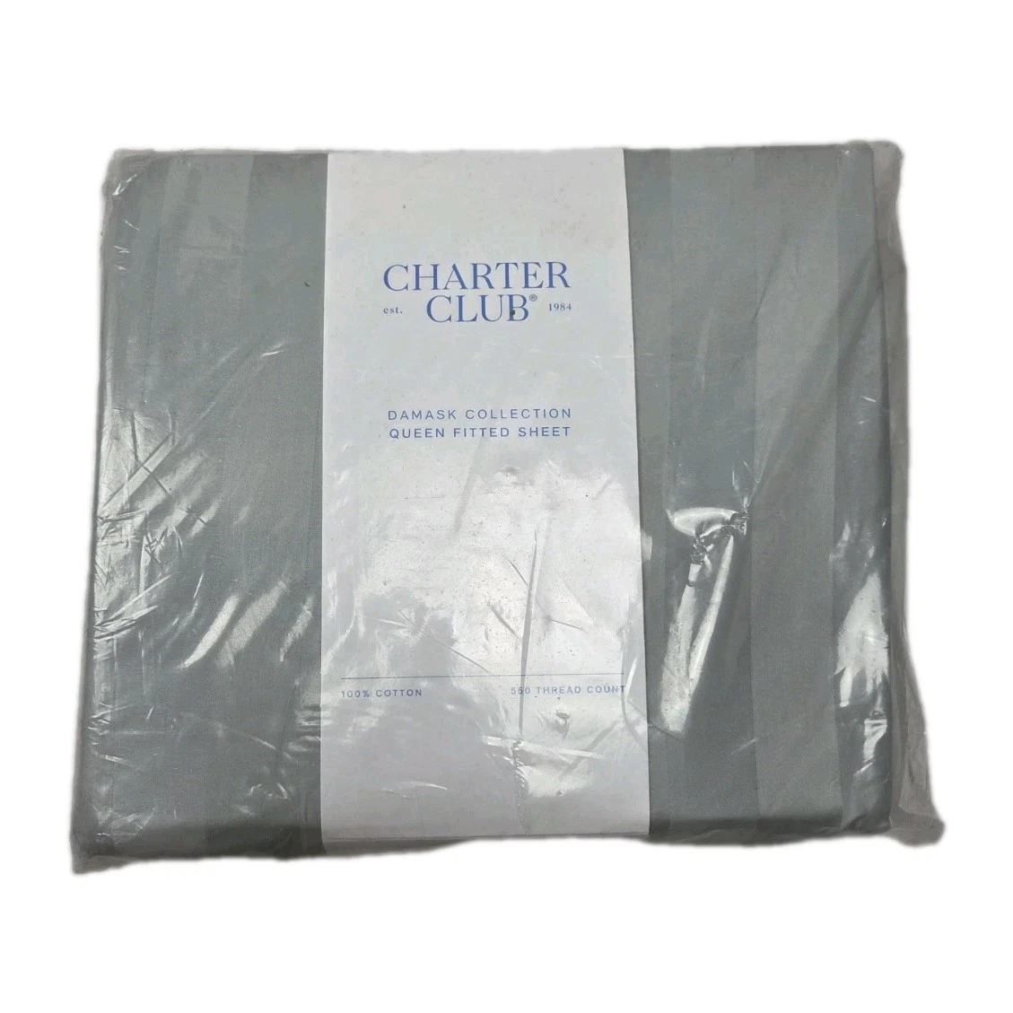 Charter Club クイーン フラットシーツ Charter Club Stripes Gray Bed Sheets for sale | eBay