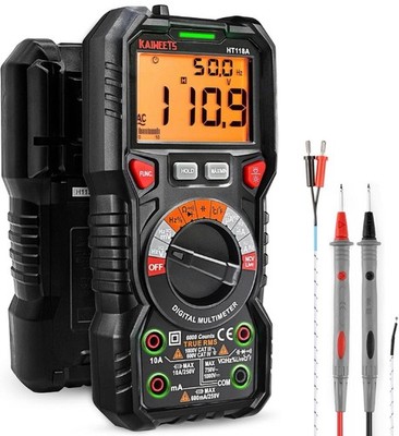 Digital Multimeter HT118A TRMS 6000 Counts Voltmeter AutoRanging Fast Accurately