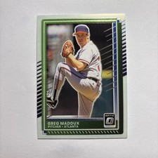 2025 Donruss Baseball Optic Greg Maddux #9 Atlanta Braves