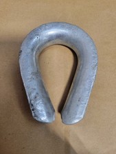 10Pcs 1/2 Inch Wire Rope Thimbles Galvanized