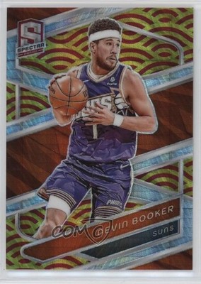 2023-24 Panini Spectra International Red & Yellow Prizm 28/49 Devin Booker 05jo