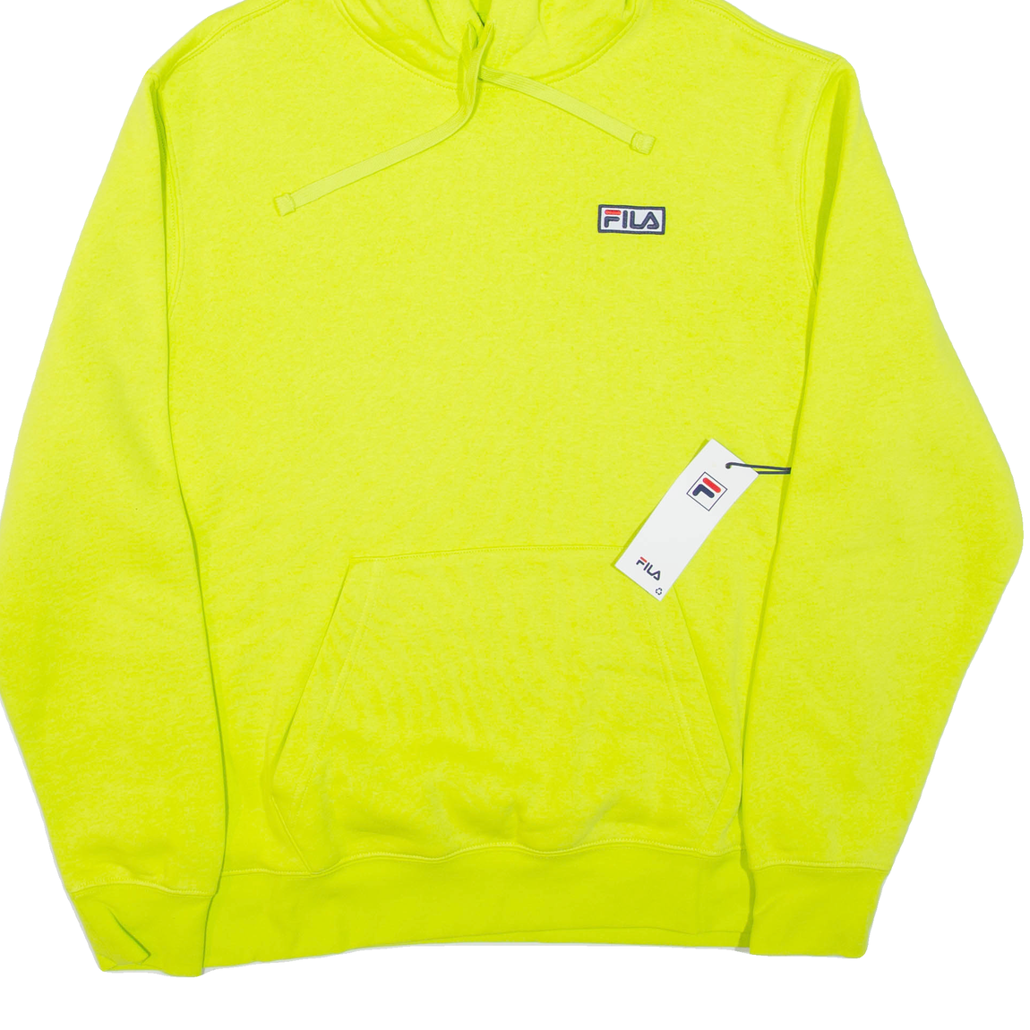 FILA Felpa con cappuccio uomo verde L