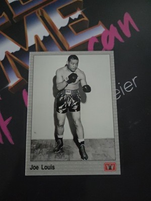 All World Boxing Muhammad Ali Joe Louis 1991 Boxing Trading Card 