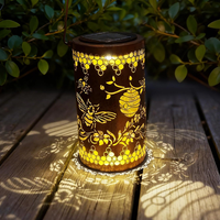 Solarlaterne FüR AußEn, IP65 Wasserdicht Metall Solarlampen Garten Deko