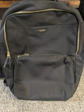 Tumi Black Expandable Laptop Backpack 