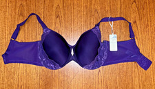 Elomi 4383 Charley Banded Spacer Molded Underwire T-Shirt Bra In Iris, US Sz 38I