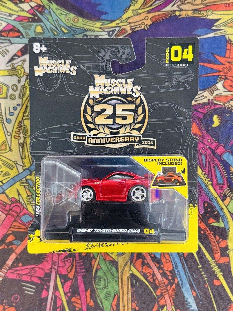 Muscle Machines 25th Anniversary 2025 1995-97 Toyota Supra Red MK4