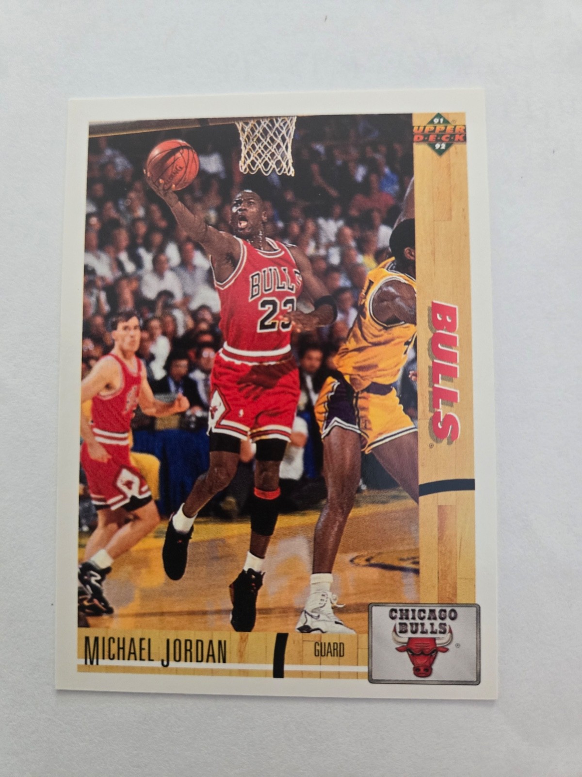 1991 - 1992 UPPER DECK - #44 MICHAEL JORDAN - FIRST JORDAN UD CARD