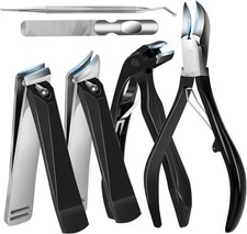 Toenail Clippers for Seniors Thick Toenails, Heavy Duty Large Toe Nail Clippers