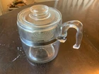 Vintage Pyrex 7759 -C H - 6-9 cup Glass coffee percolator