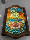 Vintage Faux Stained Glass Lighted Special Export Beer Sign