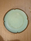 Vintage Frankoma Pottery Dinner Plate in Prairie Green 10", marked 5F